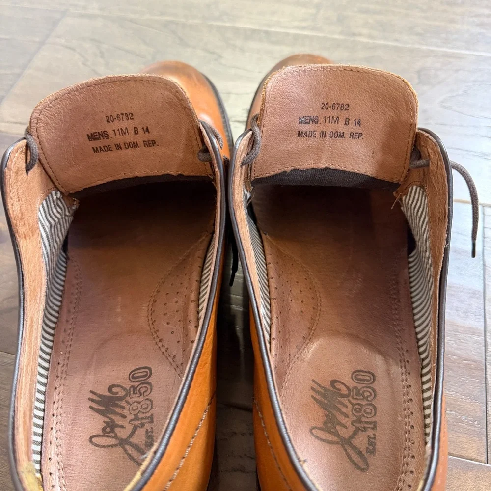 Lucky‎ Brand 1850 Men’s Leather Dress Shoes Brown Tan Size 11